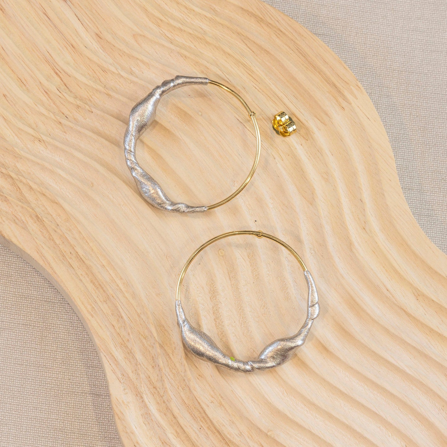 Pendientes LUNA LLENA porcelana