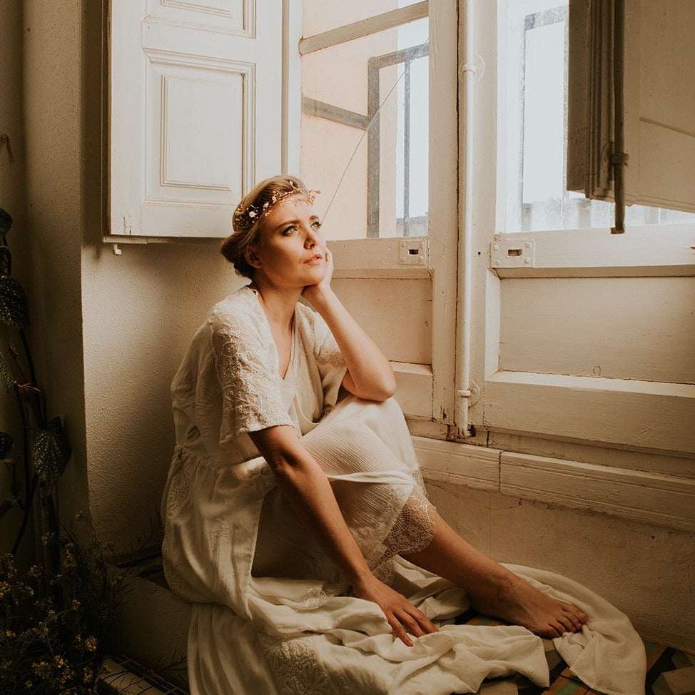 Corona joya sunflower oro