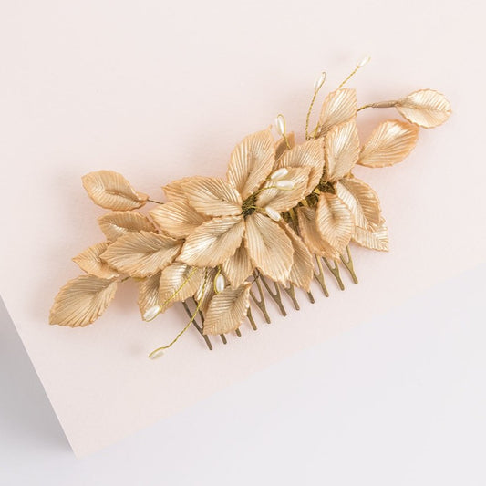 Alquiler de tocado Atardecer oro rosa