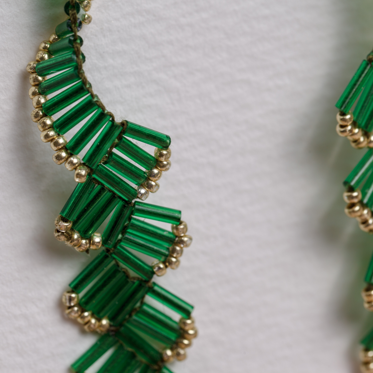 Pendientes DESTELLO verde y oro