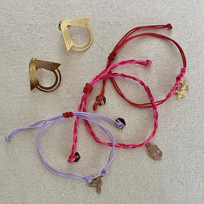 Conjunto de pendientes y pulseras