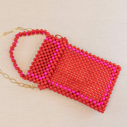 Bolso bandolera tejido