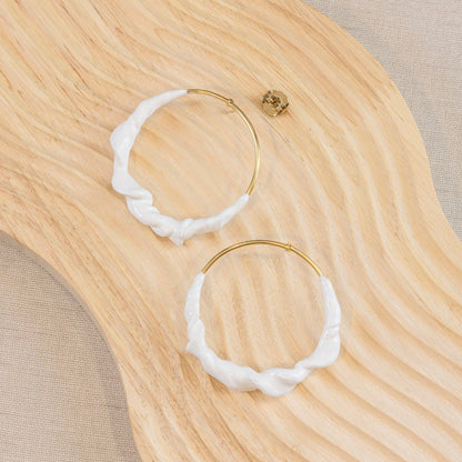 Pendientes LUNA LLENA porcelana