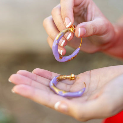 Pendientes LUNA porcelana