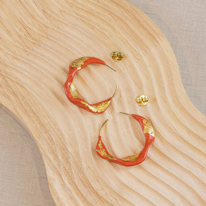 Pendientes LUNA porcelana