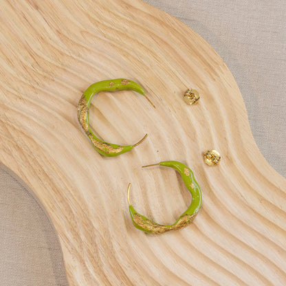 Pendientes LUNA porcelana