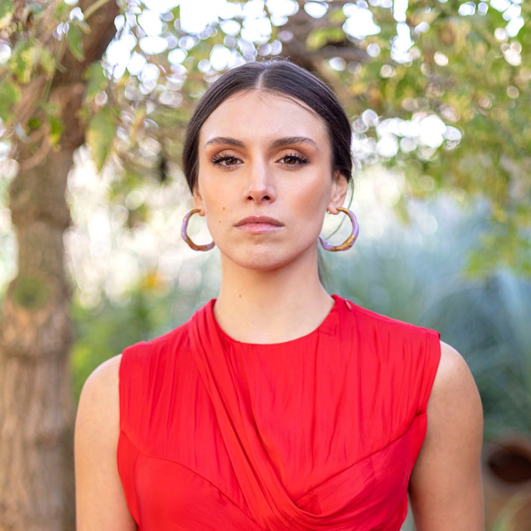 Pendientes LUNA porcelana