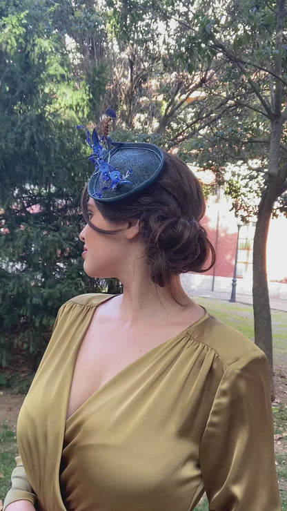 Tocado casquete Summer azul