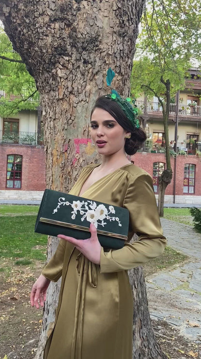 Tocado casquete Summer verde