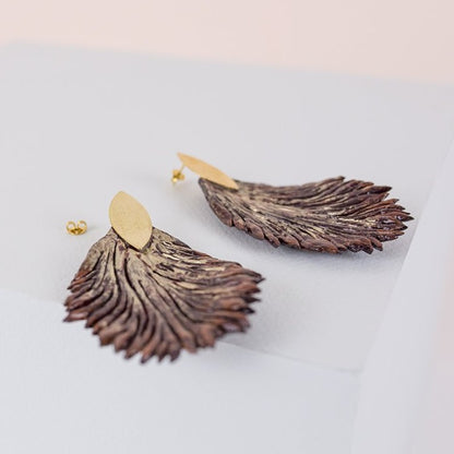 Pendeintes hoja de porcelana