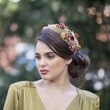 Alquiler de tocado Corona boho gipsy multicolor