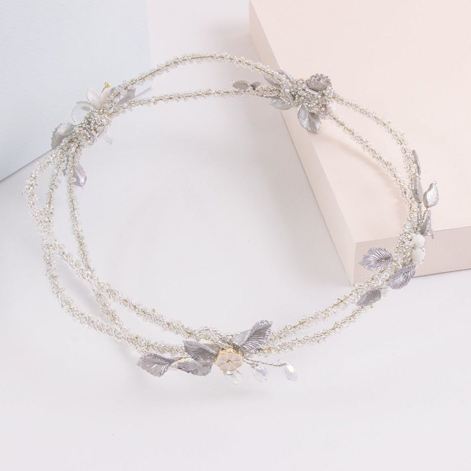 Corona ROCÍO porcelana blanco