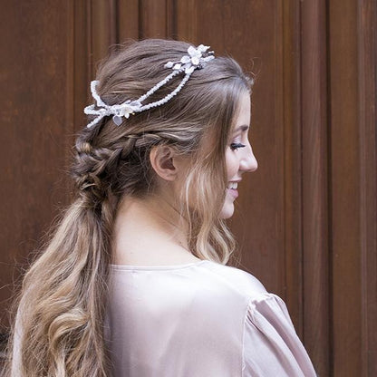 Corona ROCÍO porcelana blanco