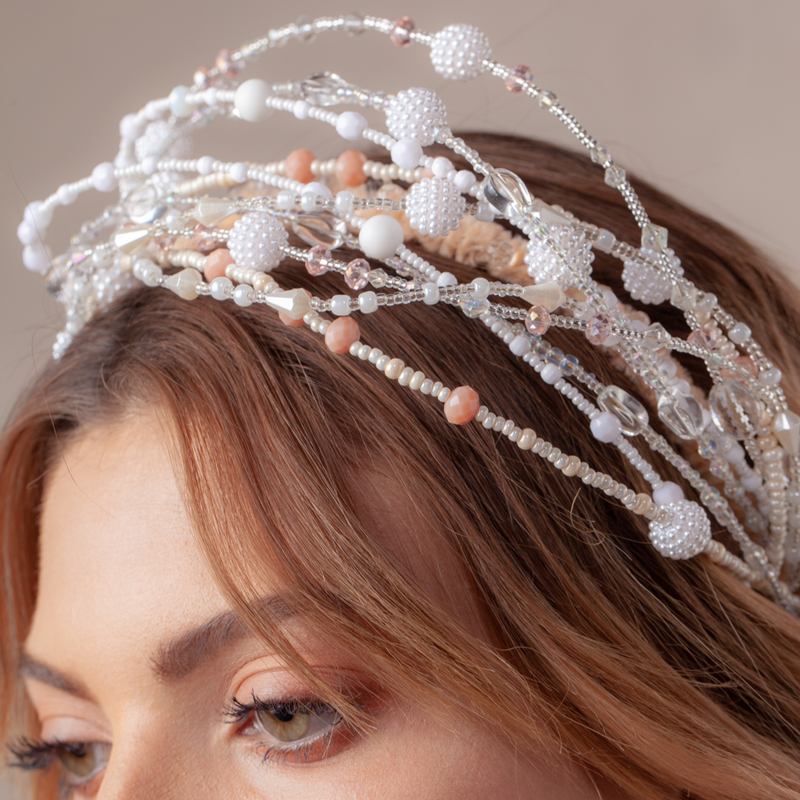 Diadema GALA blanca
