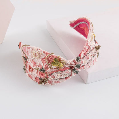 Alquiler de tocado Diadema Botanic coral