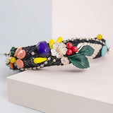 Diadema de invitada María Félix multicolor