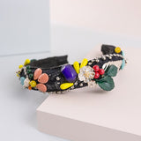 Diadema de invitada María Félix multicolor