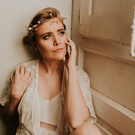 Corona joya sunflower oro