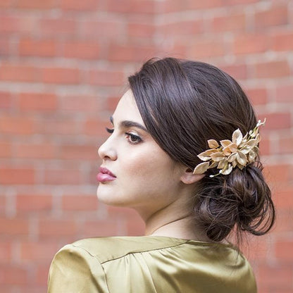 Alquiler de tocado Atardecer oro rosa