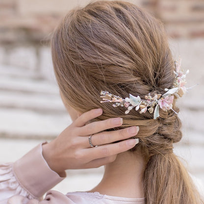 Peineta universe pastel y oro