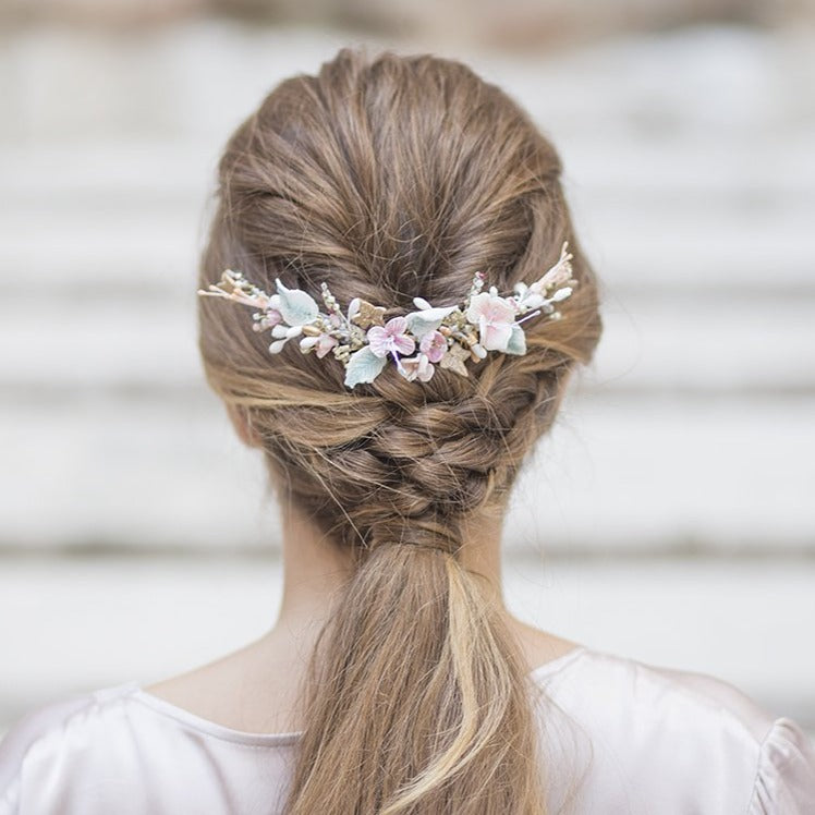 Peineta universe pastel y oro