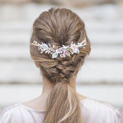 Peineta universe pastel y oro