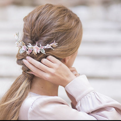 Peineta universe pastel y oro