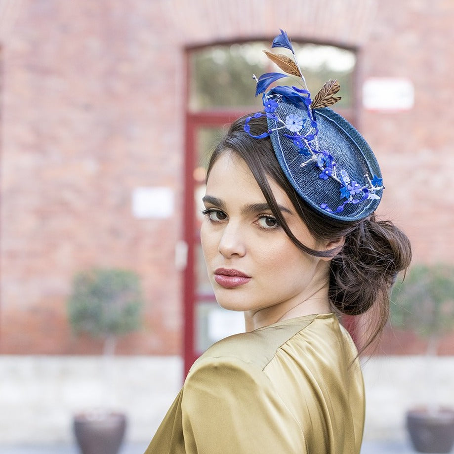 Tocado casquete Summer azul