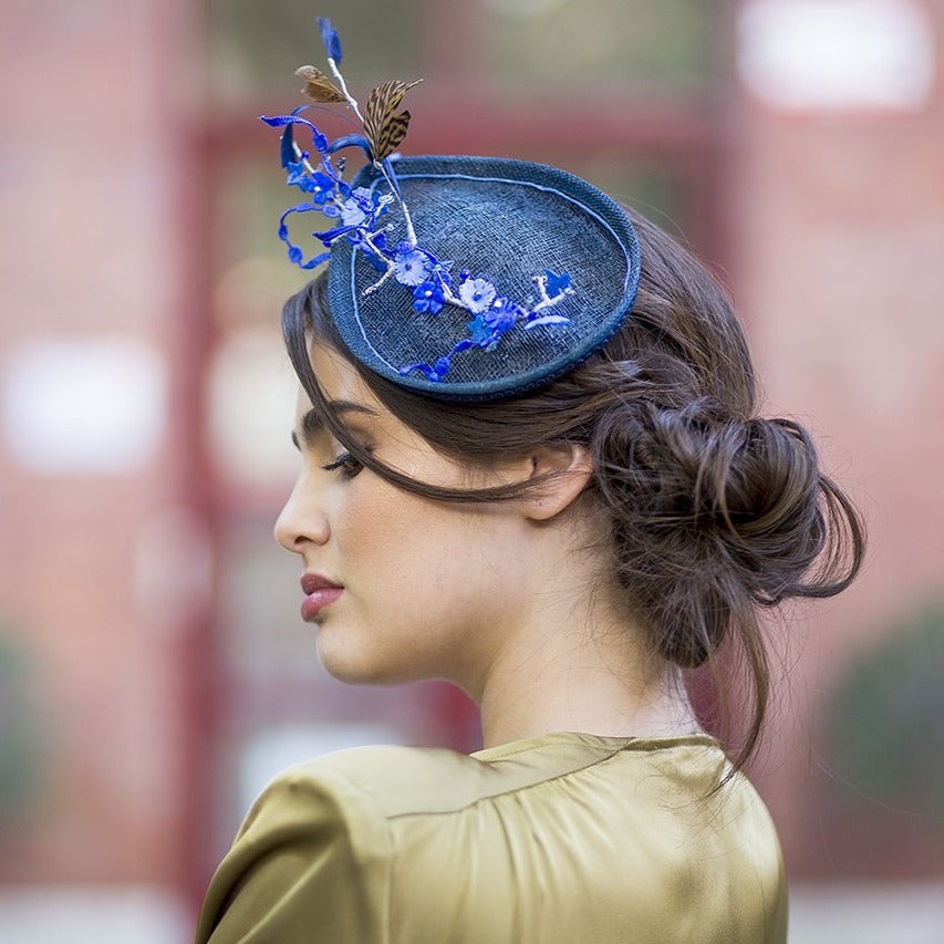 Tocado casquete Summer azul