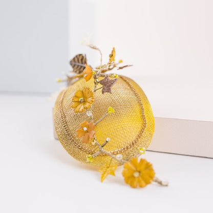 Alquiler de Tocado Summer dorado