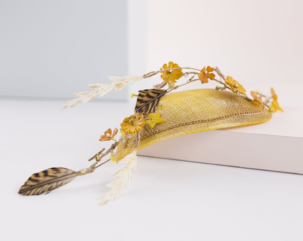 Alquiler de Tocado Summer dorado