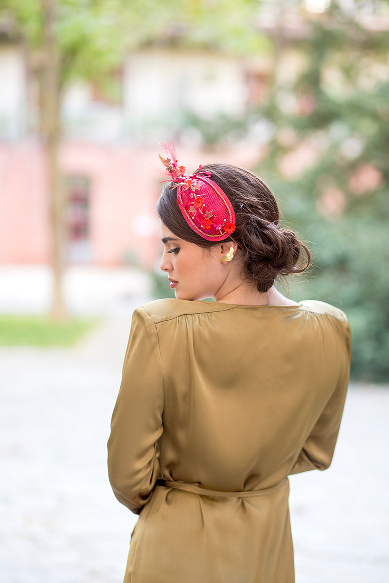 Tocado Summer rojo