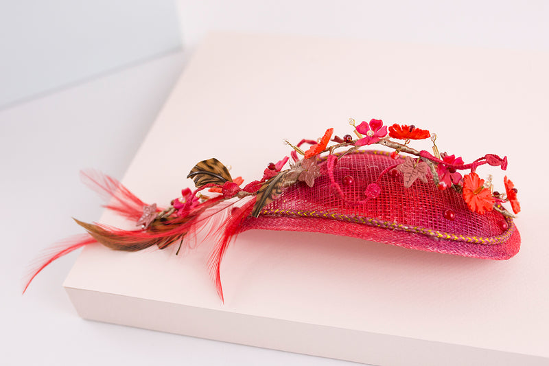 Tocado Summer rojo