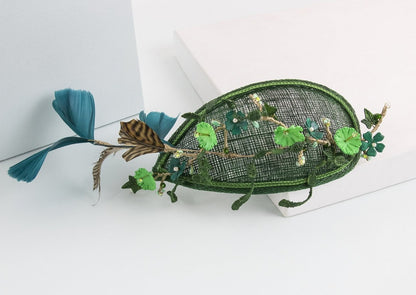 Tocado casquete Summer verde