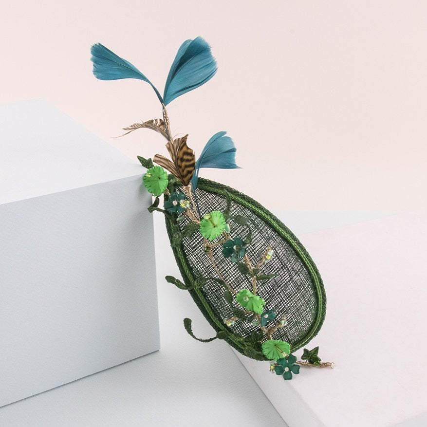 Tocado casquete Summer verde