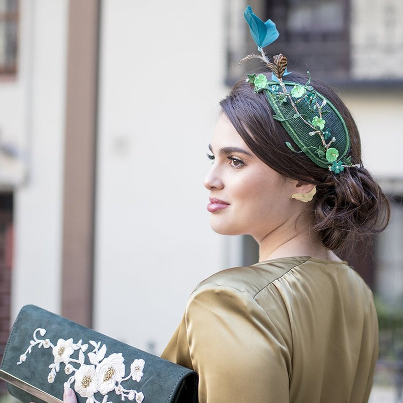 Alquiler de Tocado Summer verde