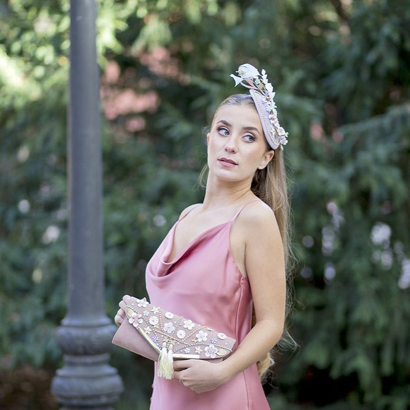 Alquiler de Tocado Sunshine pastel