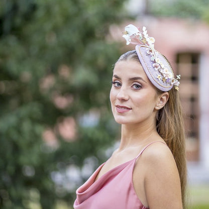 Tocado casquete Sunshine pastel