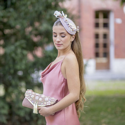 Alquiler de Tocado Sunshine pastel