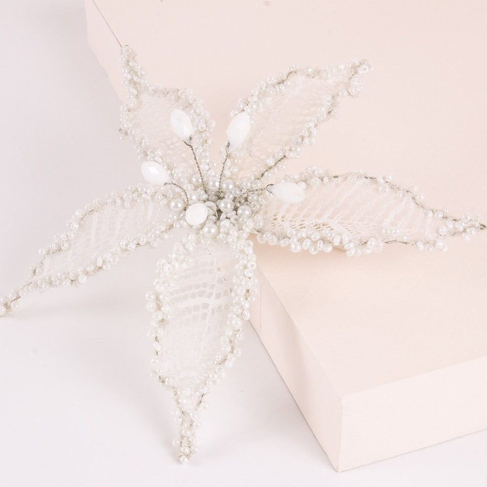 Tocado Riviera blanco