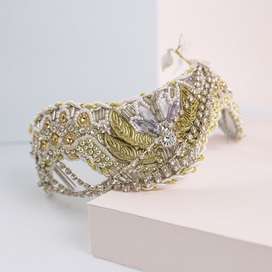 Tocado Antique blanco