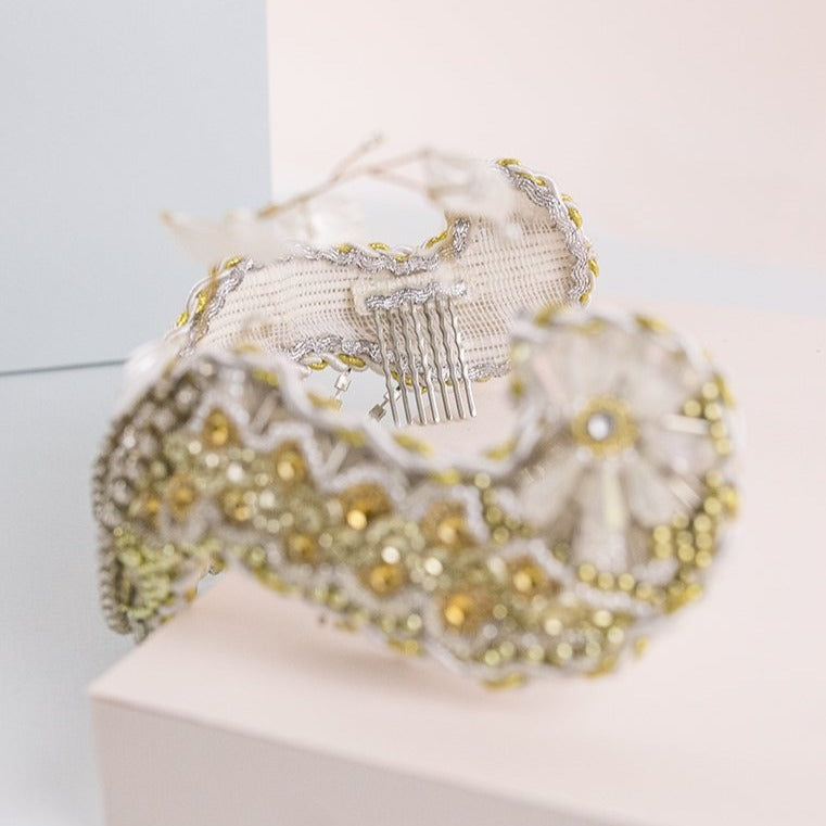 Tocado Antique blanco