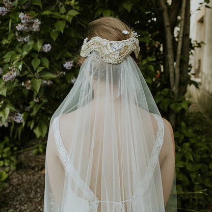 Tocado Antique blanco