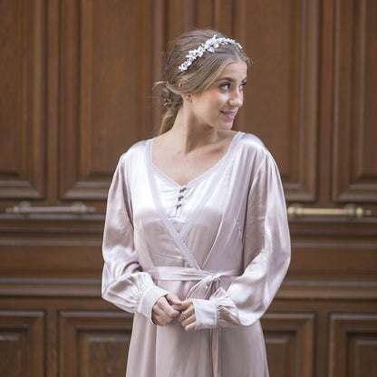 Tocado Golondrinas pastel