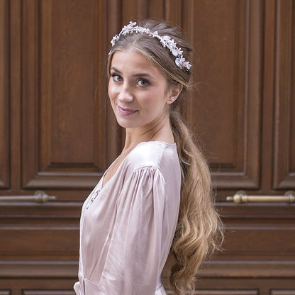 Tocado Golondrinas pastel