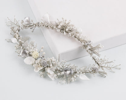 Tocado de novia joya Del puerto plata