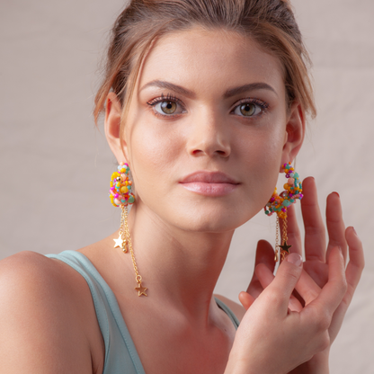 Pendientes PRIMAVERA multicolor