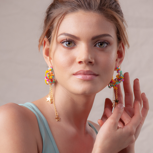 Pendientes PRIMAVERA multicolor