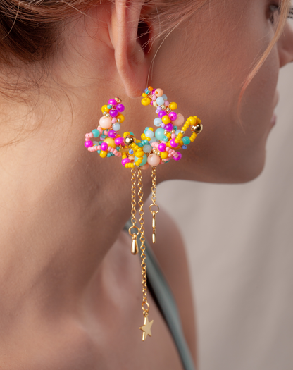 Pendientes PRIMAVERA multicolor